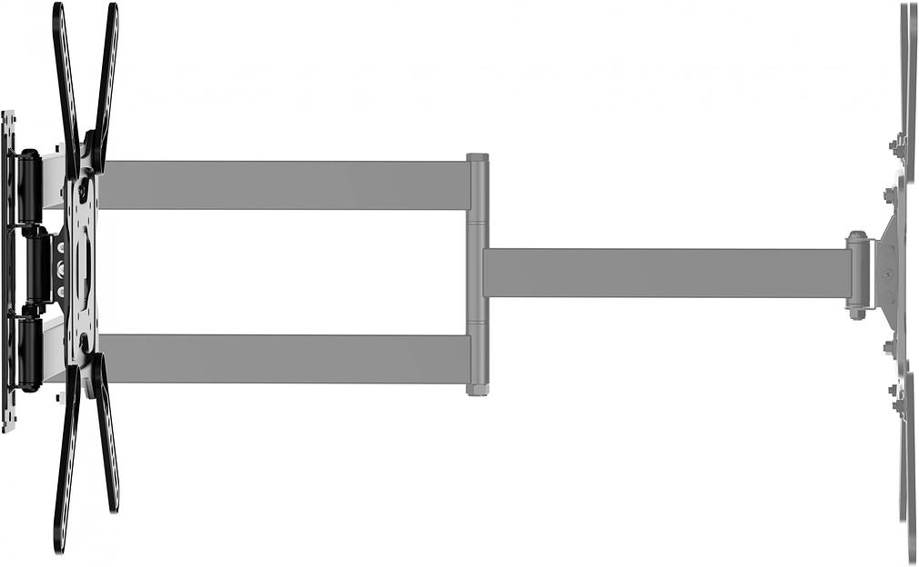 Кронштейн для телевизора Ultramounts UM960 черный 23"-65" макс.35кг настенный поворот и наклон фото 5