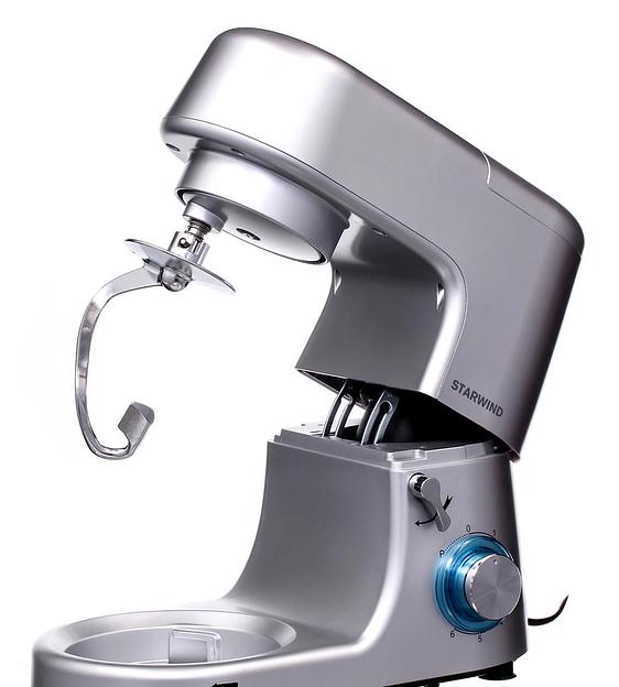 Миксер планетарный Starwind SPM8183 1900Вт серебристый фото 5