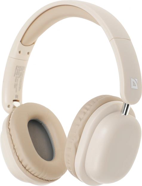 Гарнитура беспроводная DEFENDER (63642) FreeMotion B640 бежевый, микрофон, Bluetooth фото 1