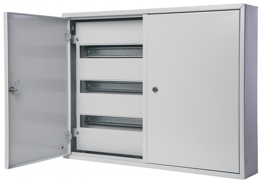 Корпус металлический навесной двудверный ЩРН-90 IP31, 90 модулей, 520х685х120 фото 1