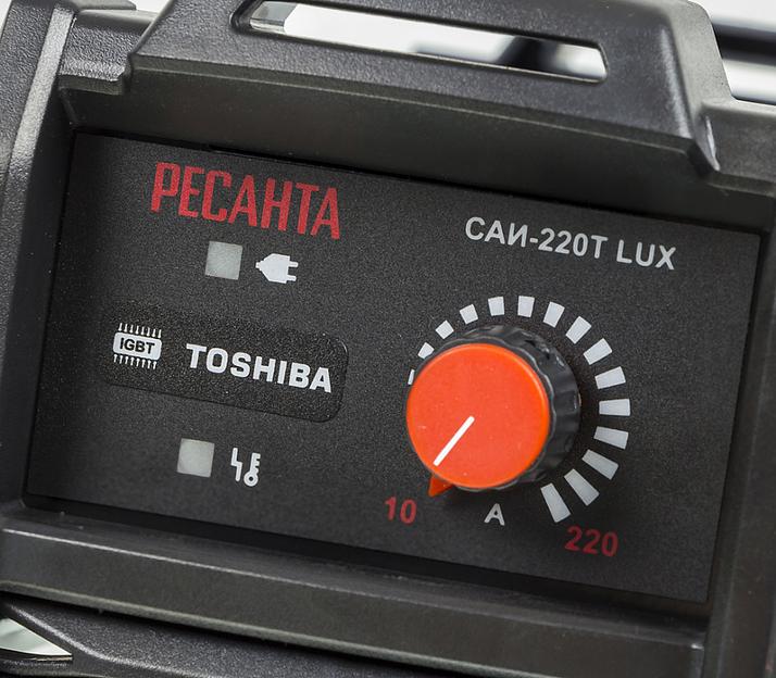 Сварочный аппарат Ресанта САИ-220Т LUX инвертор ММА DC 7.8кВт фото 5