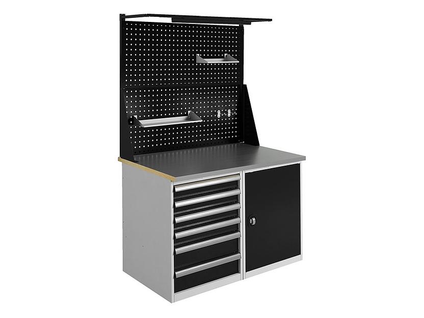 Верстак слесарный металлический Практик Expert T WTH120 комплект3 (ExpTWTH120.T6/T1.021) фото 1