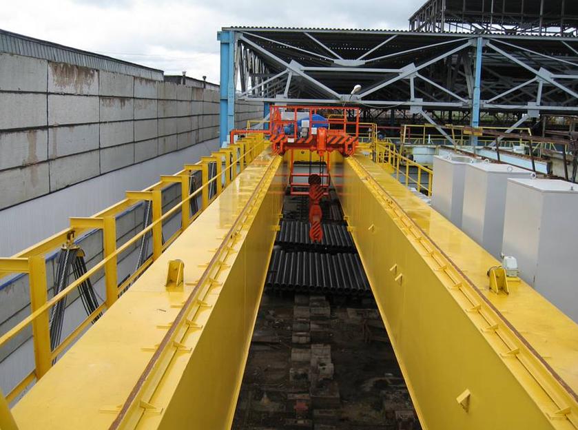 Кран мостовой электрический c гибким подвесом траверсы фото 4