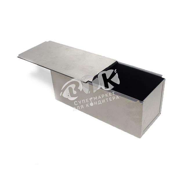 Форма для тостового хлеба антипригарная с крышкой 110х110х280 мм фото 2