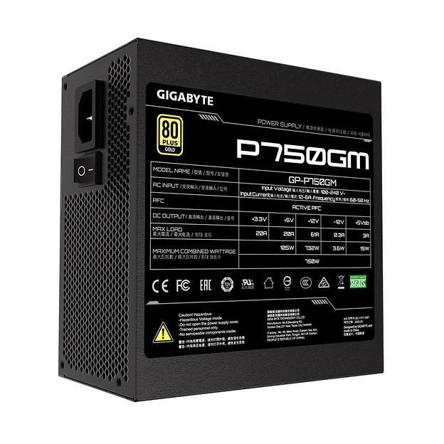 Блок питания ATX2.31 750W GP-P750GM GIGABYTE фото 3