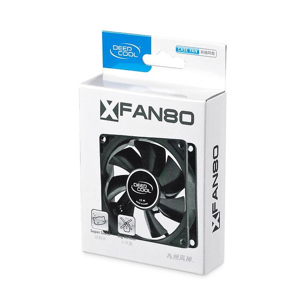 Кулер для компьютерного корпуса  Deepcool  XFAN 80 DP-FDC-XF80 Чёрный фото 3
