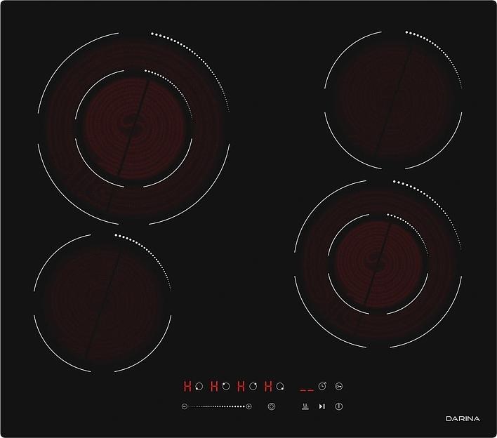 Варочная поверхность Darina 6Р Е 327 B черный фото 2