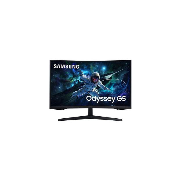 32" Монитор Samsung Odyssey G5 S32CG550EI, 2560x1440, VA, 165Гц, 1хHDMI, 1хDP, изогнутый, черный [ls32cg550eixci] фото 1