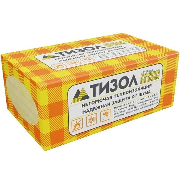 Мин. плита Тизол Фасад 110кг\м3 (1000х600х100мм)х3 1,8м2 фото 1