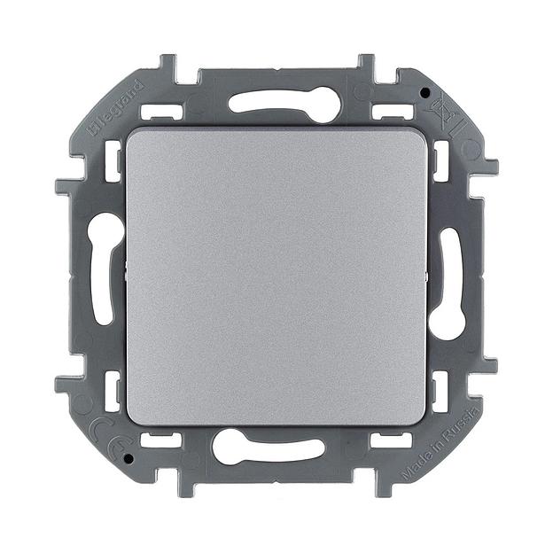 Переключатель перекрёстный одноклавишный Legrand 673682 Inspiria с/у алюминий 673682 фото 2