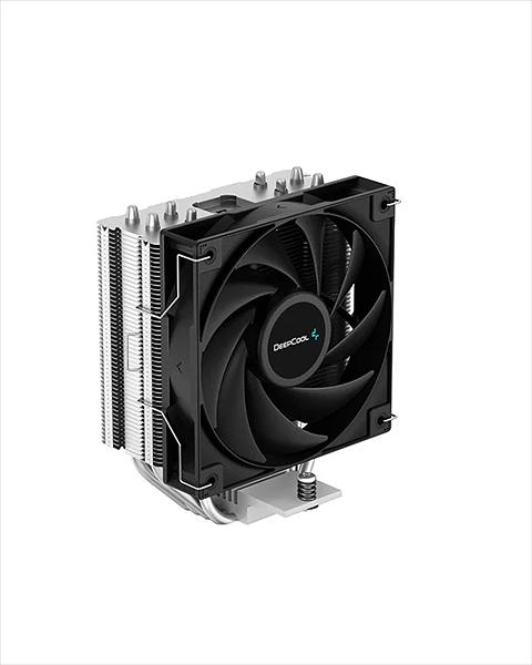 Кулер для процессора DEEPCOOL AG400 LGA1700/1200/115X/AM5/AM4 (18шт/кор, TDP 220W, PWM, Fan 120mm, 4 тепл. Трубки, черный) RET (AG400) фото 1