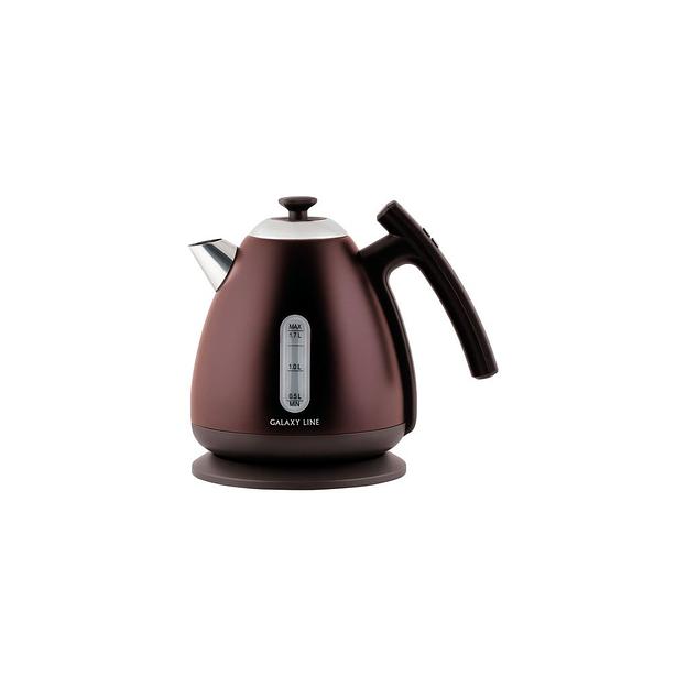 Чайник электрический GALAXY LINE GL 0343, 2200Вт, коричневый фото 1