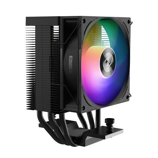 PCCooler R300 ARGB BK S115X/1200/1700/AM4/AM5 (TDP 150W, 90mm ARGB Fan, 3 тепловые трубки 6мм, 650-2200RPM, 28,3dBa) фото 1