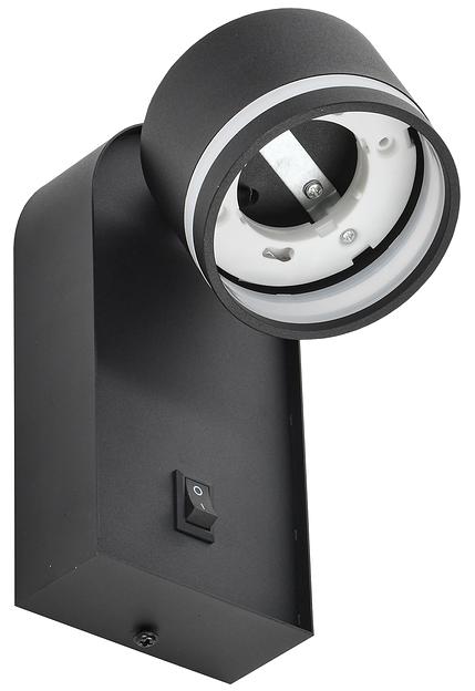 LIGHTING Светильник 4035 накладной настенный под лампу GX53 черный IEK фото 1