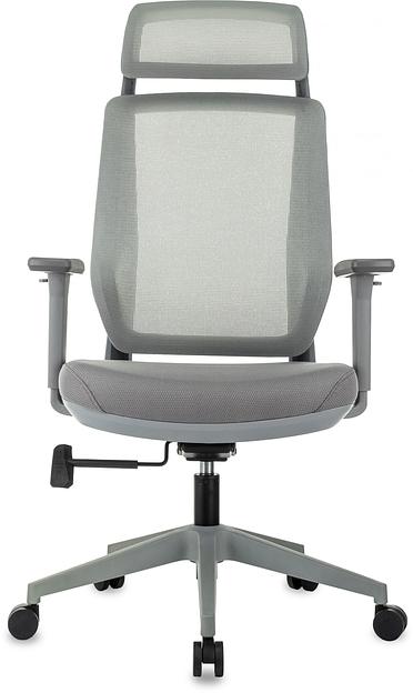 Кресло руководителя Бюрократ MC-G411N-H серый сетка/ткань с подголов. крестов. пластик пластик серый фото 2