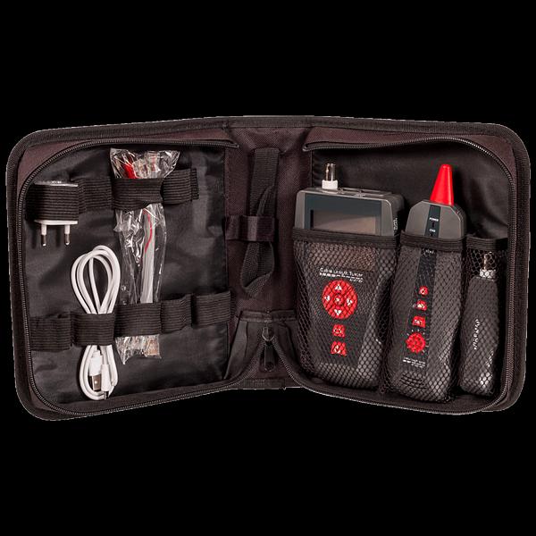 Кабельный тестер с измерением длины с трассировкой кабельных линий и определением POE (LAN-PRO-L/TPK-POE) фото 1