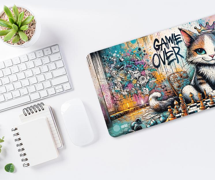 Коврик для мыши Cactus Game Over 900x400x4мм (CS-MP-COR01XXL) фото 3