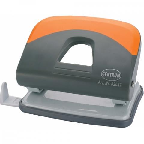 Дырокол до 25 л., с линейкой, пластиковый с резиновой вставкой, Centrum ERGONOMIC LINE фото 1