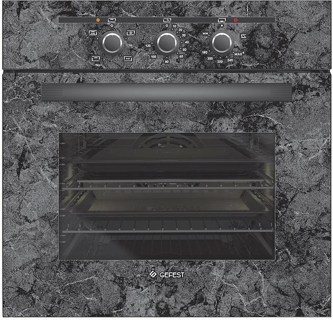 Духовой шкаф Газовый Gefest ДГЭ 621-01 К53 черный фото 1
