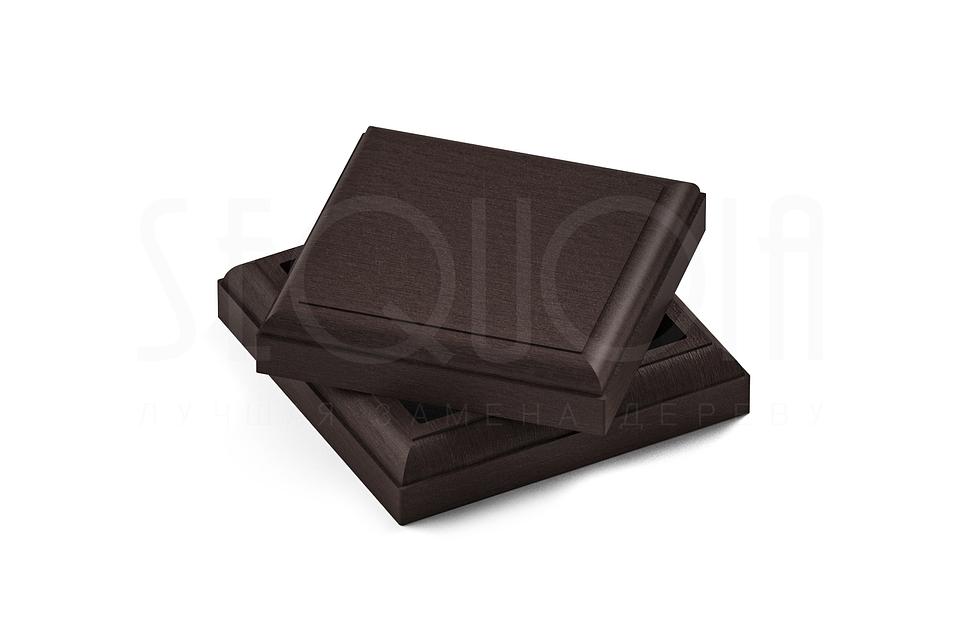 Комплект крышка\юбка для столба Sequoia® Brown, опт фото 1