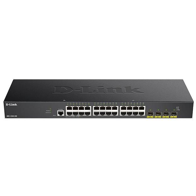 Коммутатор D-Link DGS-1250-28X/A1A 24G 4SFP+ настраиваемый фото 3