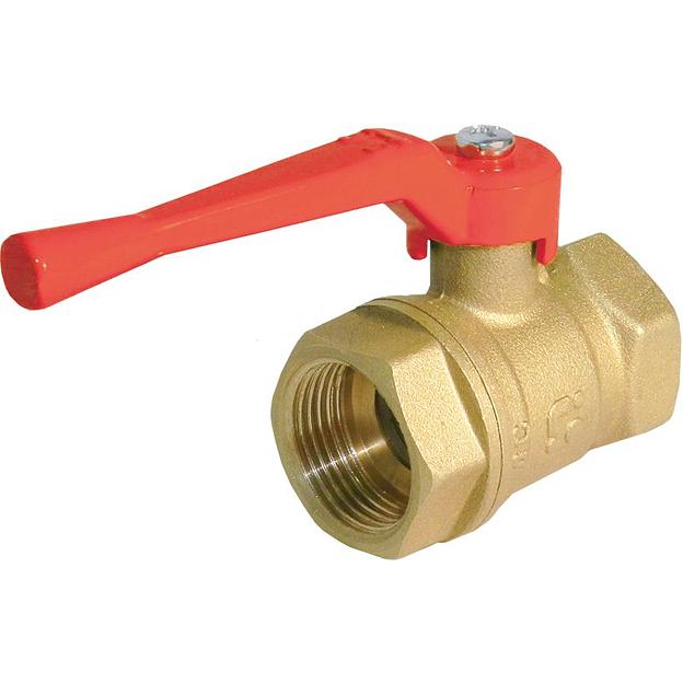 Шаровой латунный кран 11Б27П1 фото 3