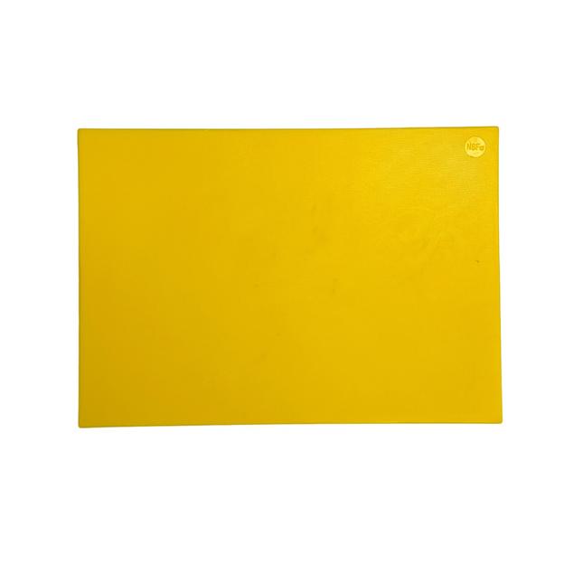 Доска разделочная п/п 500*350*18 мм. желтая поверхность шагрень MG /1/10/ фото 1