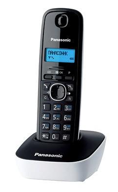 Р/Телефон Dect Panasonic KX-TG1611RUW белый/черный АОН фото 3