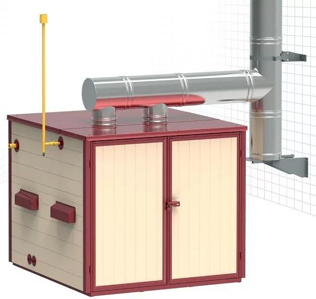 Сдвоенный котел наружного размещения Federal Gaz серии «Ultra-NR-800/2» фото 1
