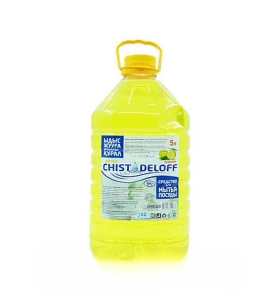 Средство для мытья посуды «Chistodeloff» Econom Лимон, 5 л ОПТ фото 1
