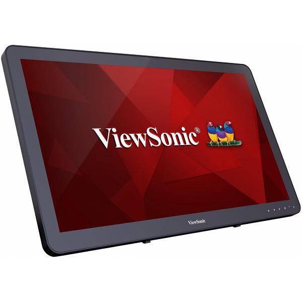 Монитор Viewsonic 23.6" TD2430 Touch VA LED, 1920x1080, 10ms, 250cd/m2, 50Mln:1, 178°/178°, VGA, HDMI, DP, USB*2, колонки, Tilt, VESA(100x100), Black (TD2430) фото 3