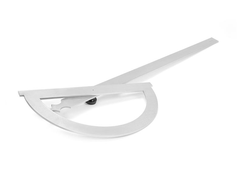 Угломер нониусный  0-180° (300х600мм, 1°) транспортир с поверкой фото 4