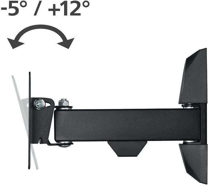 Кронштейн для телевизора Hama 00220820 черный 10"-26" макс.15кг настенный поворот и наклон фото 9