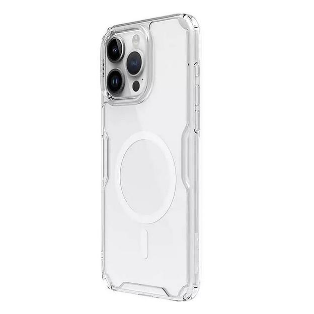 Чехол Nature TPU Pro Magnetic Case, White, (AP IP15 Pro) фото 4