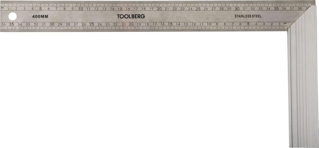 Угольник Toolberg нержавеющая сталь 400мм фото 1