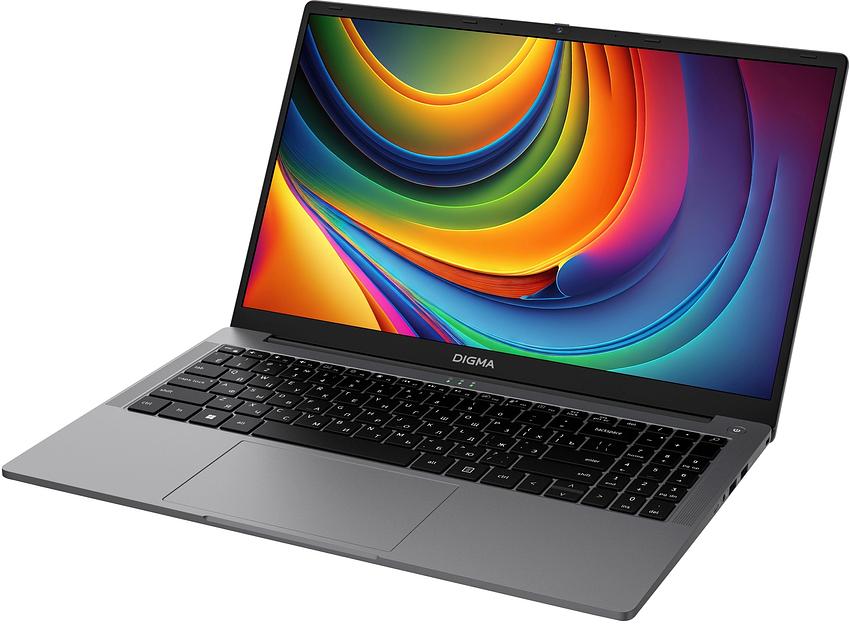 Ноутбук Digma EVE i5980 Core M3 8100Y 16Gb SSD512Gb Intel UHD Graphics 615 15.6" IPS FHD (1920x1080) Windows 11 Professional grey WiFi BT Cam 5000mAh (DN15CM-ADXW01) фото 4