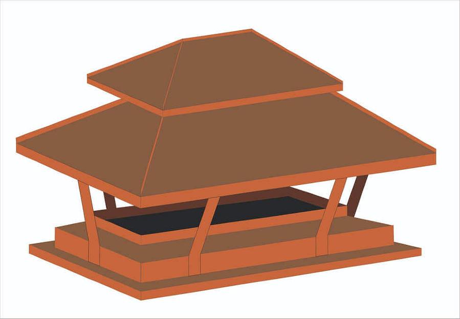 Колпак на дымоход двойной опт фото 1