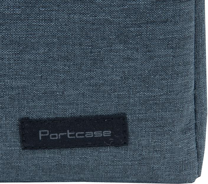 Сумка для ноутбука 15.6" Portcase KCB-165 Grey серый нейлон/полиэстер фото 6