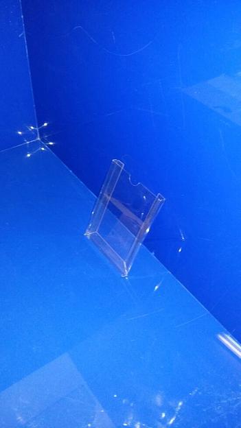 Карман из пластика Пэт информационный самоклящийся объемный ф-а6 (вертикальный) фото 1