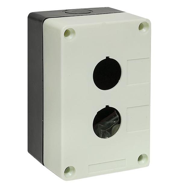 Корпус КП 102 2 кнопки белый EKF cpb-102-w фото 1