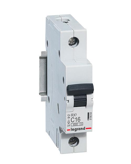Автоматический выключатель Legrand 419664 Rx3 4 5ka 16а 1п C фото 1