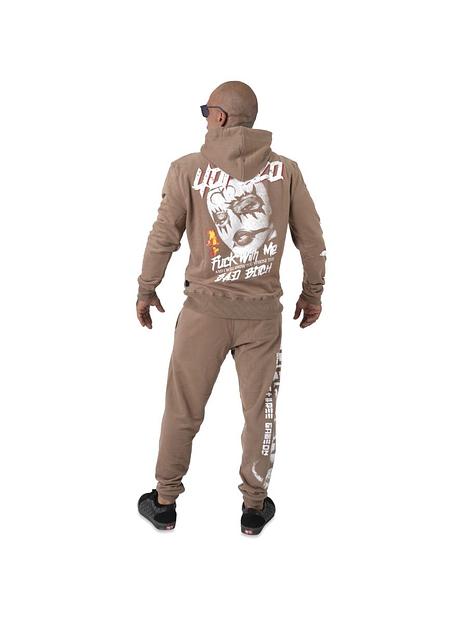 Худи мужская Yakuza, светло-коричневый фото 3