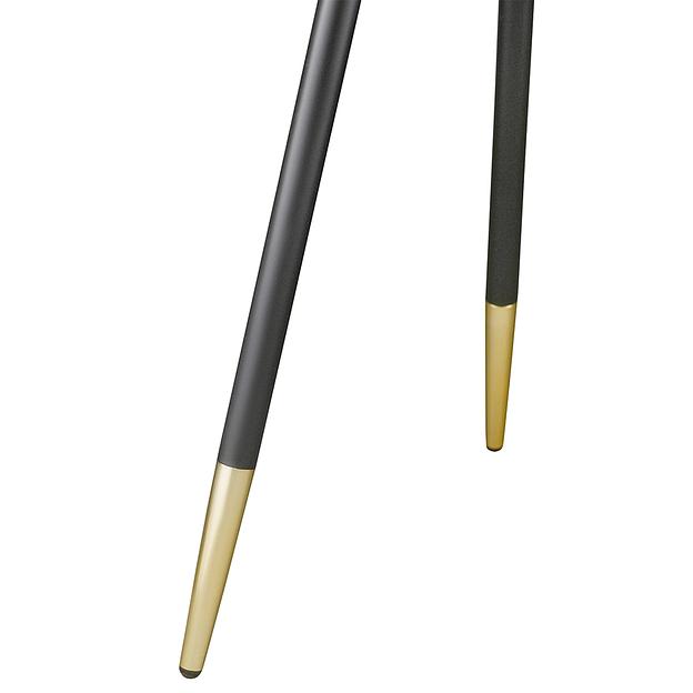 Столик Hedda, Ø40 см, черный/матовое золото фото 7