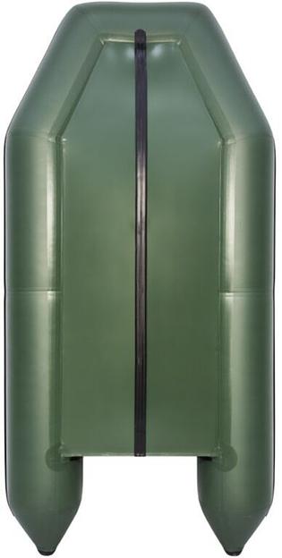 Лодка Аква 2900 слань книжка, киль, 2900*1420*400 мм., цвет: зеленый фото 2