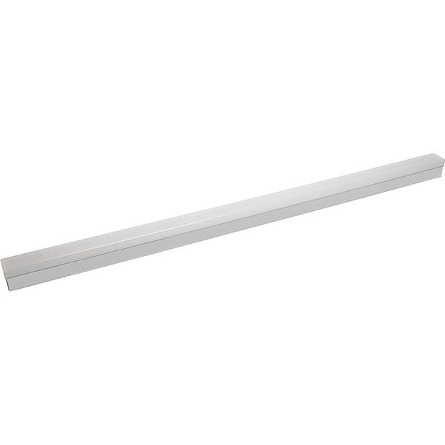 Светильник светодиодный ДПО-24вт 6500К 2400Лм линейный рассеиватель матовый в алюминиевом корпусе белый фото 1