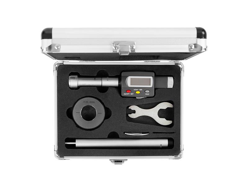 Нутромер микром. 3-точ. электр. 25-30 0,001 у/к SHAN с поверкой фото 5