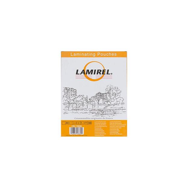 Пленка для ламинирования Fellowes Lamirel, 75мкм, 216х303 мм, 100шт., глянцевая, A4 фото 1