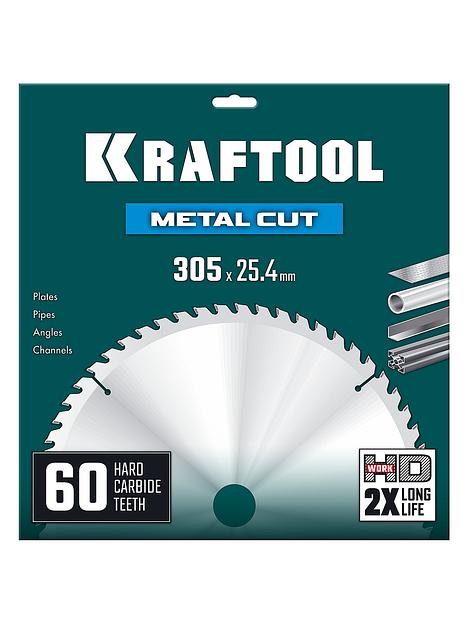 KRAFTOOL Metal Cut 305 х 25.4 мм, 60Т, диск пильный по металлу и стали (36954-305-25.4-60) фото 3