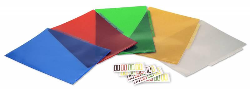 Папка-уголок Бюрократ -E356YEL 3 уровн. A4 пластик 0.15мм желтый фото 2