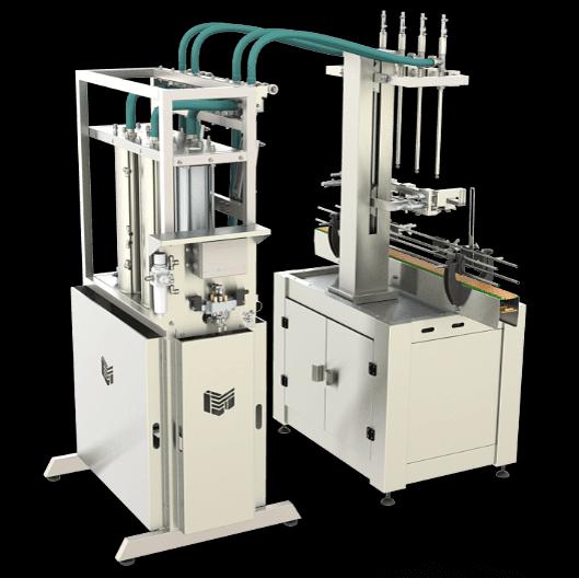 Автомат розлива спокойных и пенящихся жидкостей в тару 0,5 - 2,0 л АР-3000П-МГ (поршневой, со смещением, с опусканием) фото 4